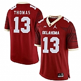 Oklahoma Sooners 13 Ahmad Thomas Red 47 Game Winning Streak College Football Jersey Dzhi,baseball caps,new era cap wholesale,wholesale hats